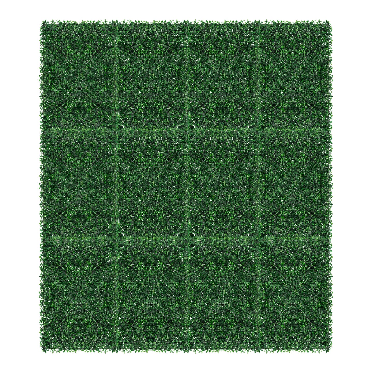 Artificial Grass Wall Hedge Panels 12 Pack 60x40cm Waterproof Decor