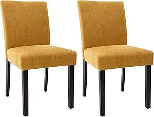 Watson And Whitely Upholstered Faux Leather Dining Chairs