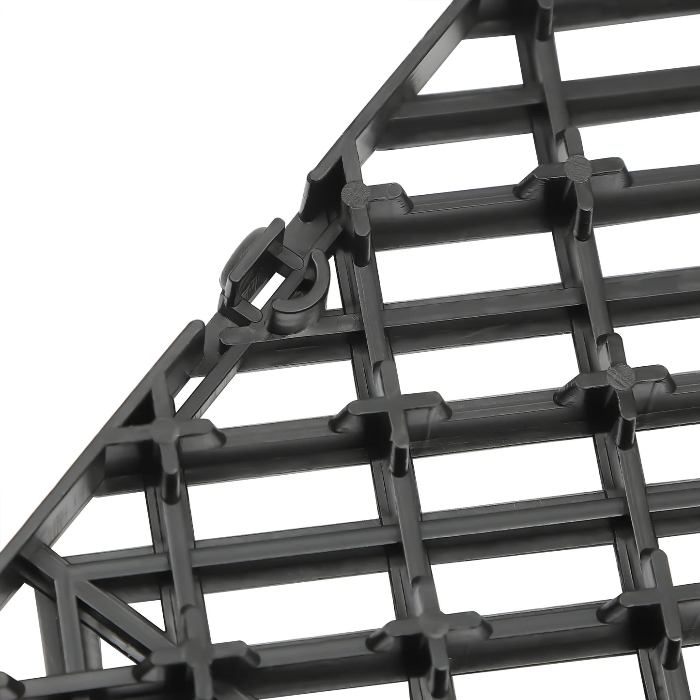 55 Pcs Black Interlocking Drainage Tiles 12x12 Non Slip Deck