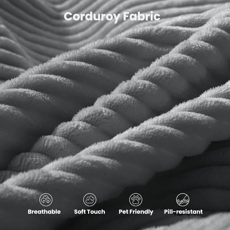 Folding Sofa Bed Convertible Sleeper Chair With Pillow Grey