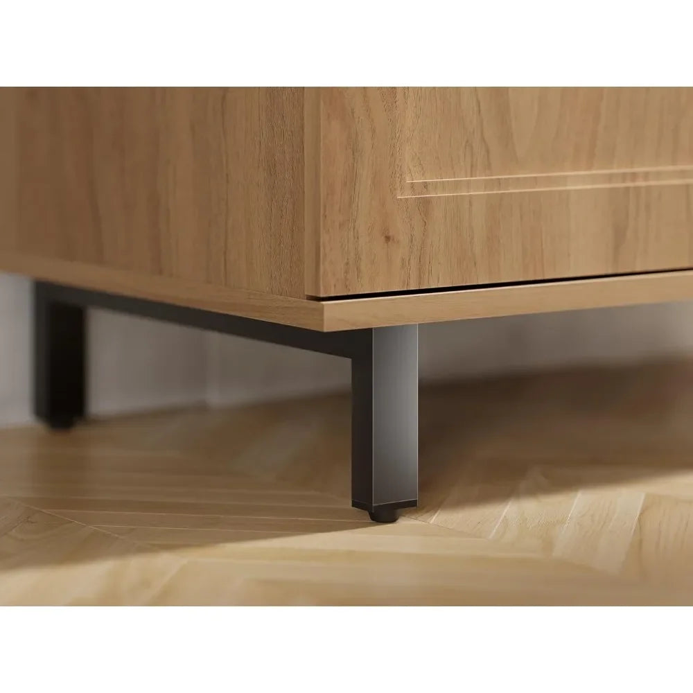 Buffet Sideboard Cabinet Farmhouse Modern 3 In 1 Storage