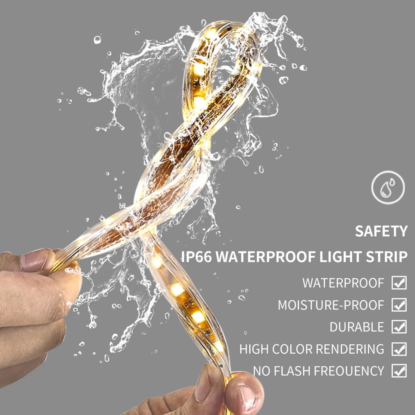 Irregular LED Backlit Vanity Mirror For Bathroom - 23.62" x 31.49" (600x800mm)