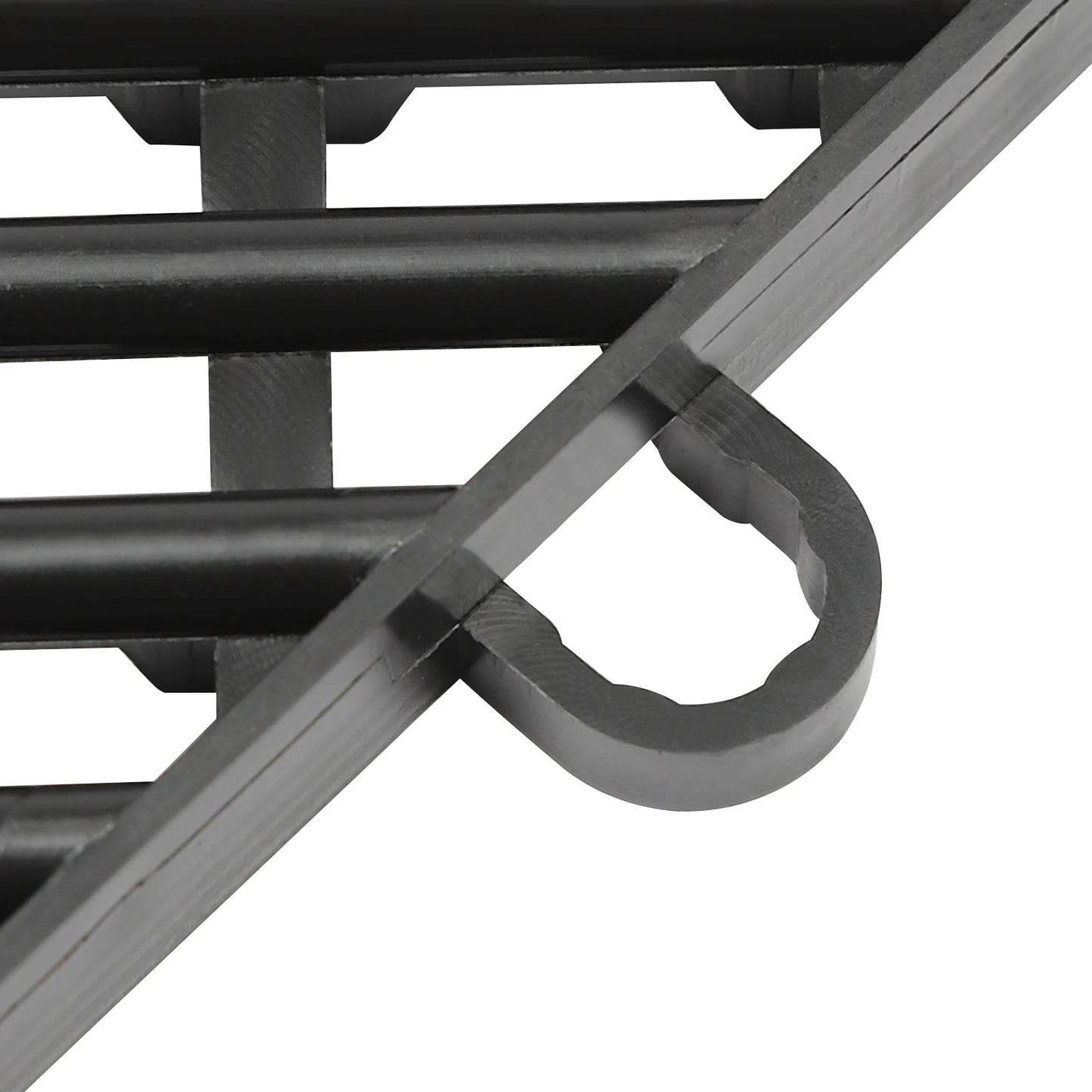 55 Pcs Black Interlocking Drainage Tiles 12x12 Non Slip Deck