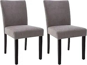 Watson And Whitely Upholstered Faux Leather Dining Chairs