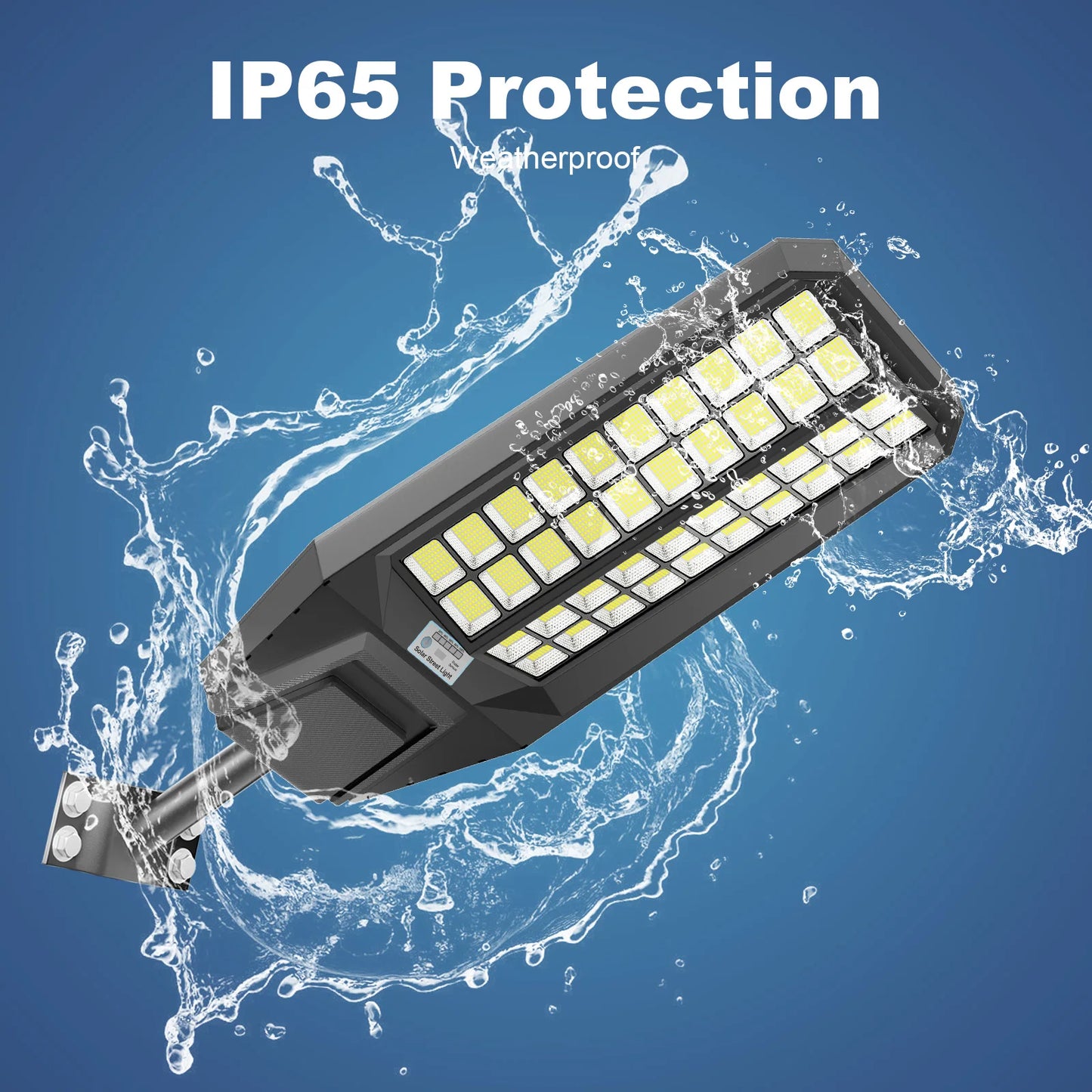 Outdoor Solar LED Light 8000W Garden Street Lamp With Motion