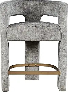 Jofran Upholstered Dining Chair With Arms For Kitchen Dining