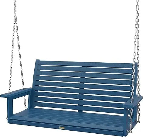 All-Weather Hanging Porch Swing Outdoor 2 Seat Patio Bench