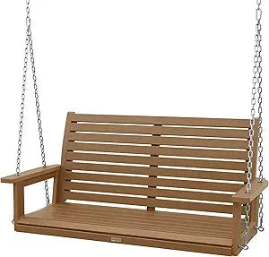 All-Weather Hanging Porch Swing Outdoor 2 Seat Patio Bench