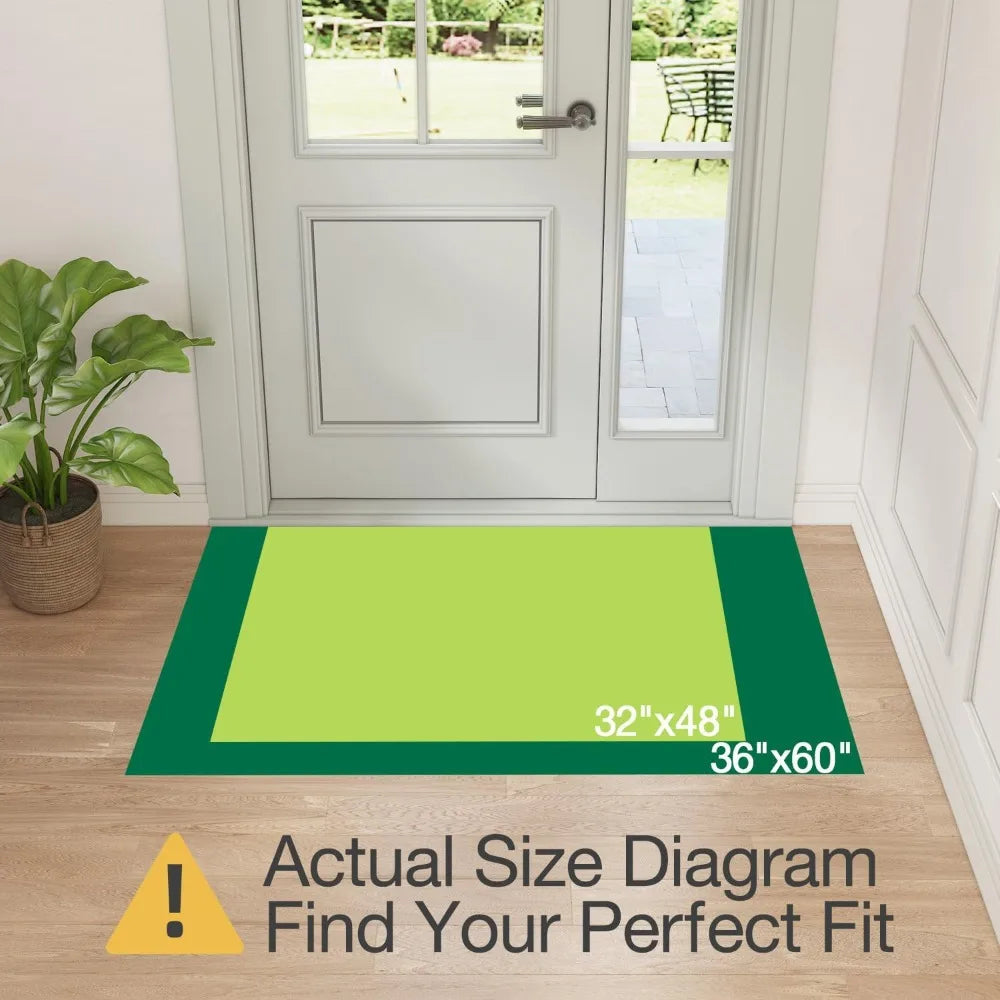 Absorbent Indoor Door Mat 36" x 60" Non-Slip,  Low Profile