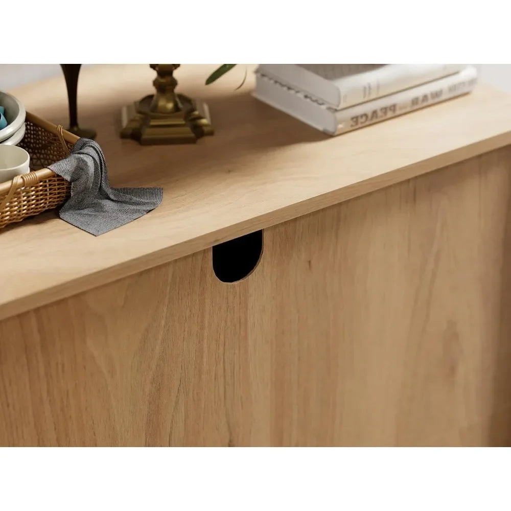 Buffet Sideboard Cabinet Farmhouse Modern 3 In 1 Storage