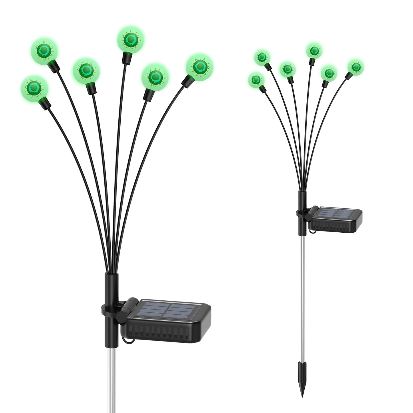 Solar Eyeball Lights Halloween Outdoor YardPack Purple Green