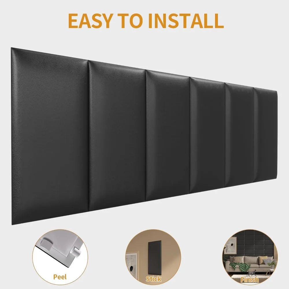 Self-Adhesive 3D Upholstered Wall Panels Full Queen King Set