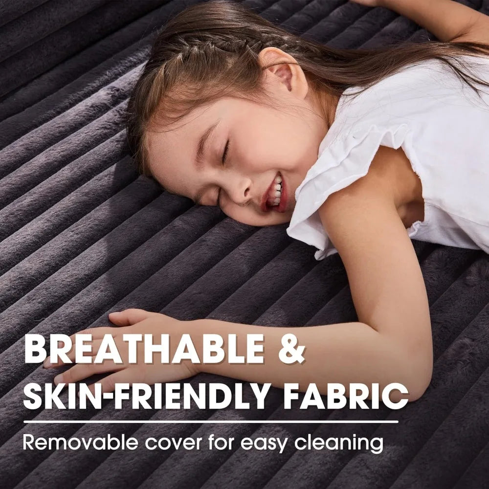 Angduo 96 Inch L Shaped Velvet Modular Sectional Sofa