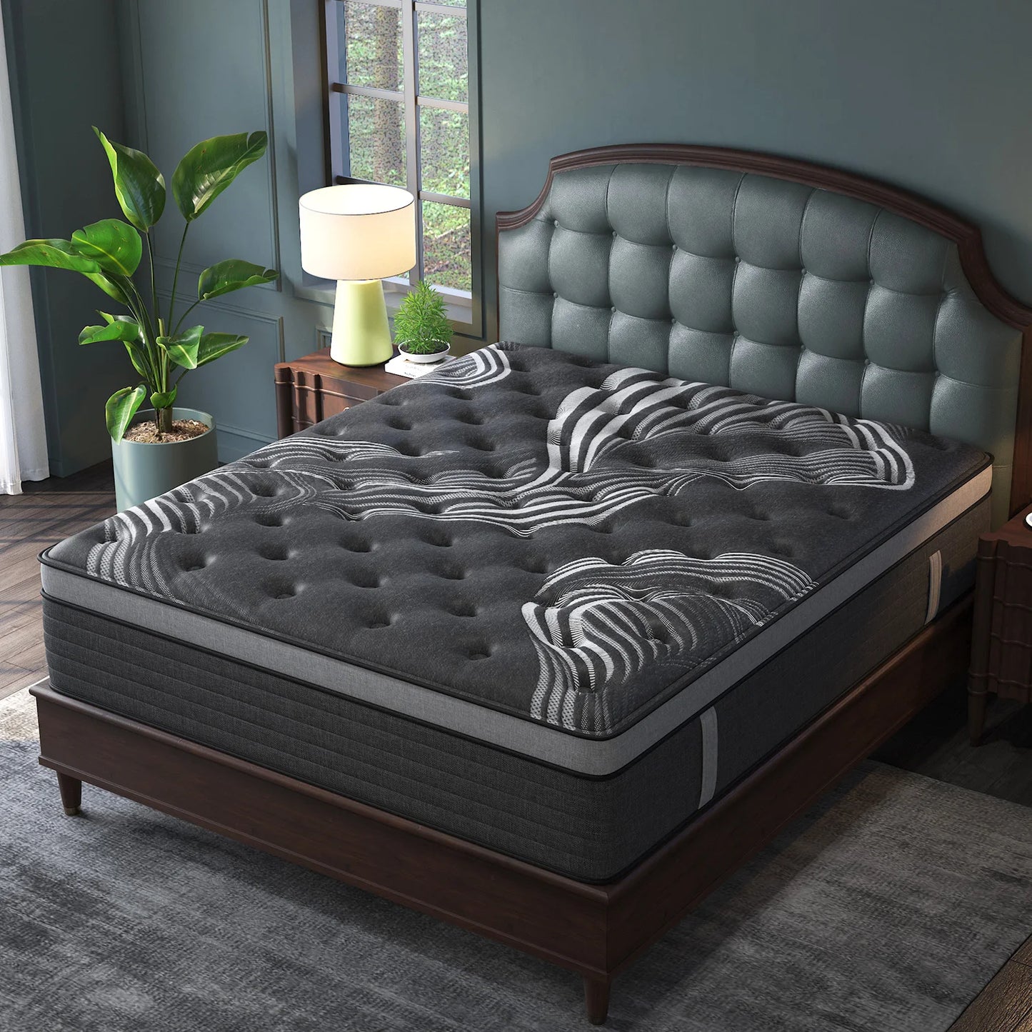 Gel Memory Foam Hybrid Pocket Spring Mattress Medium Firm