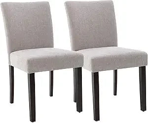 Watson And Whitely Upholstered Faux Leather Dining Chairs