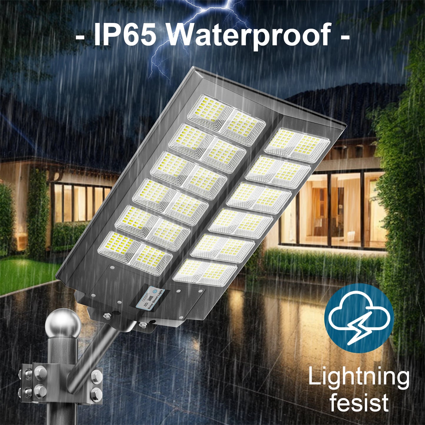 4800W Outdoor Solar Street Light Motion Sensor Remote IP65