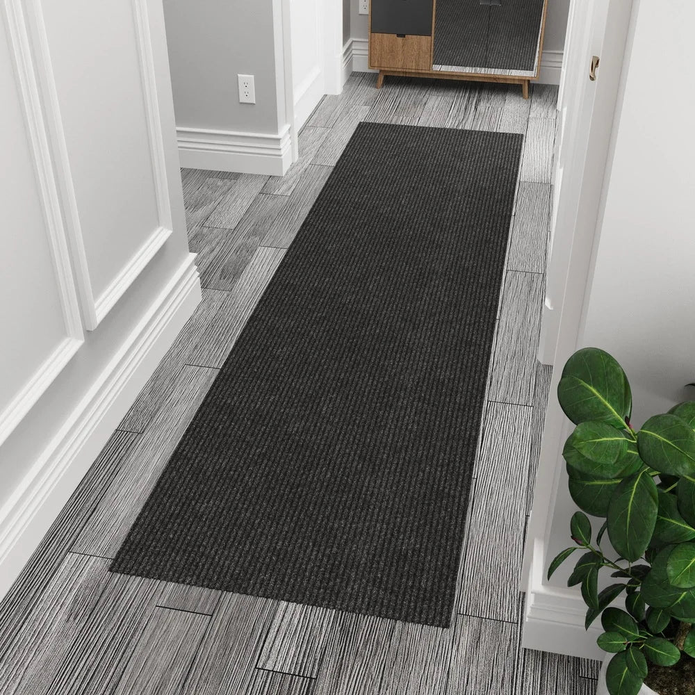 Outdoor Utility Runner Rug With Non Slip PVC Backing