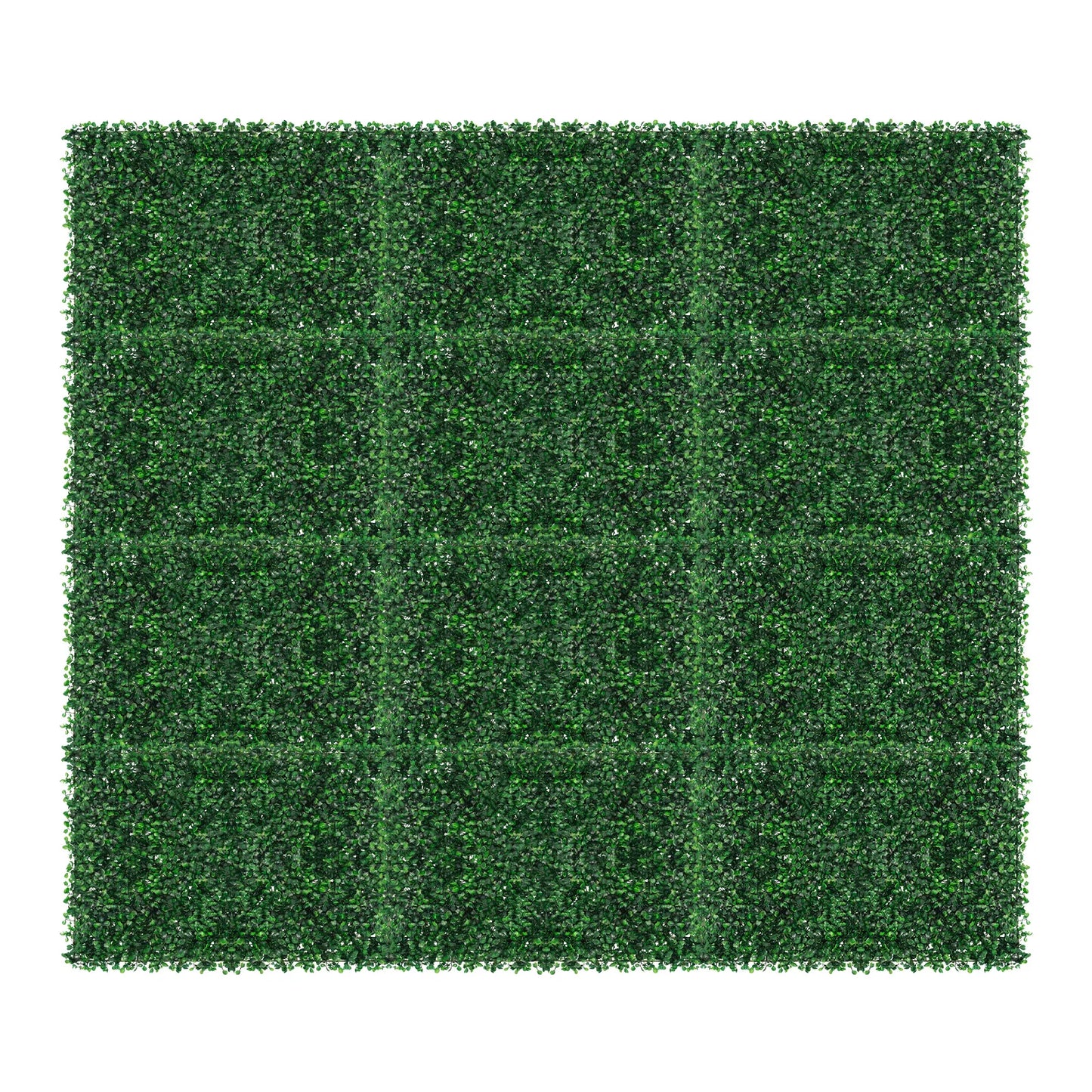 Artificial Grass Wall Hedge Panels 12 Pack 60x40cm Waterproof Decor