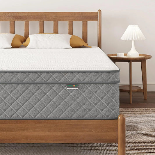 Full Queen Mattress Cooling Gel Memory Foam Pocket Spring
