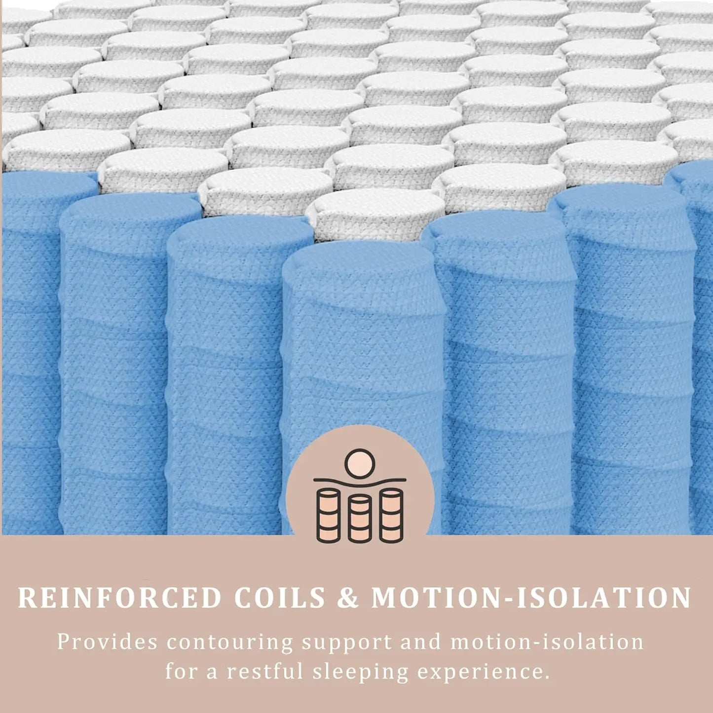 BedStory 12" Hybrid Gel Memory Foam Mattress, Full/Queen/King