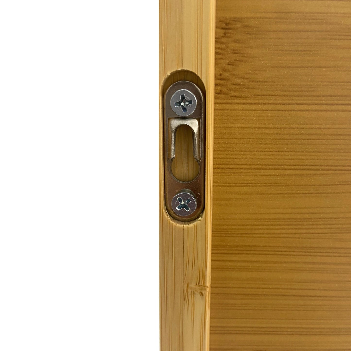 Solid Wood Bamboo Wall Cabinet Over Toilet With 3 Shelves