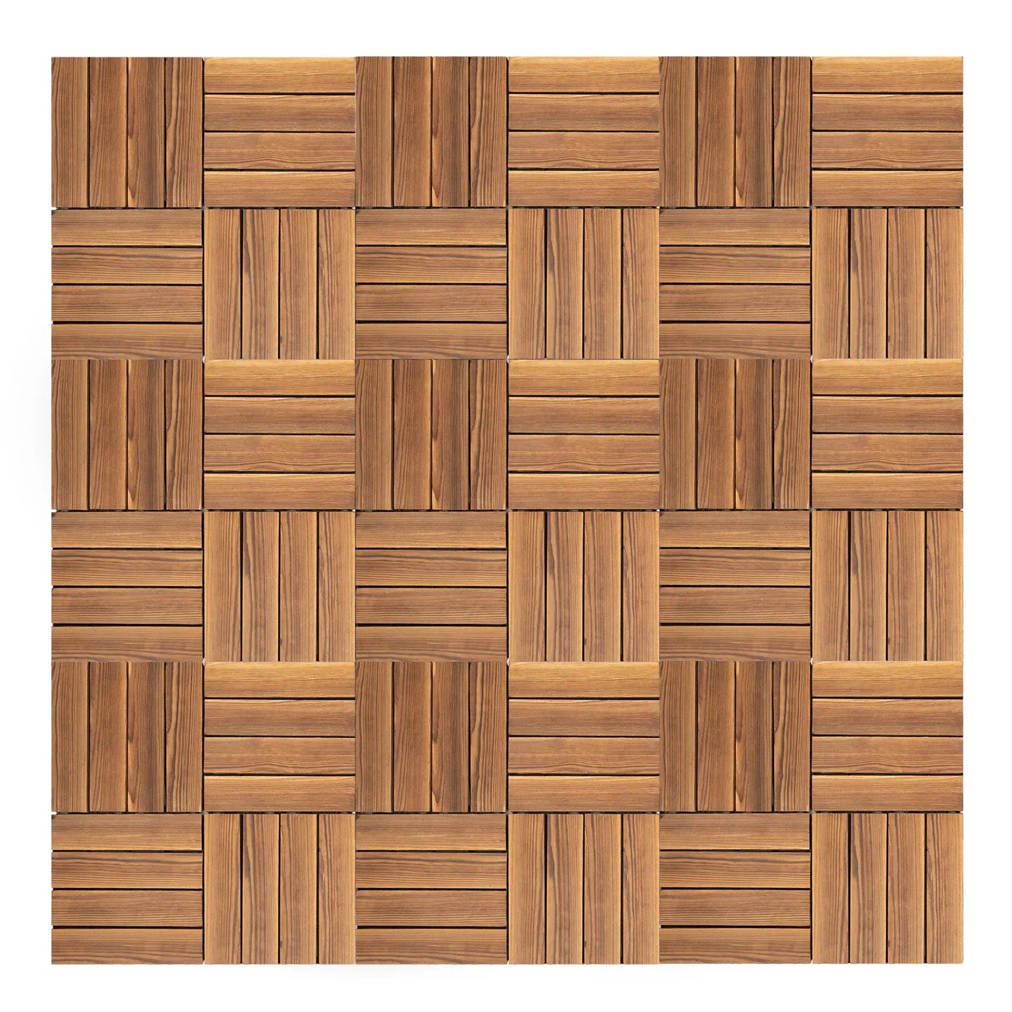 Interlocking Waterproof Outdoor Hardwood Flooring Tiles For Patio And Home