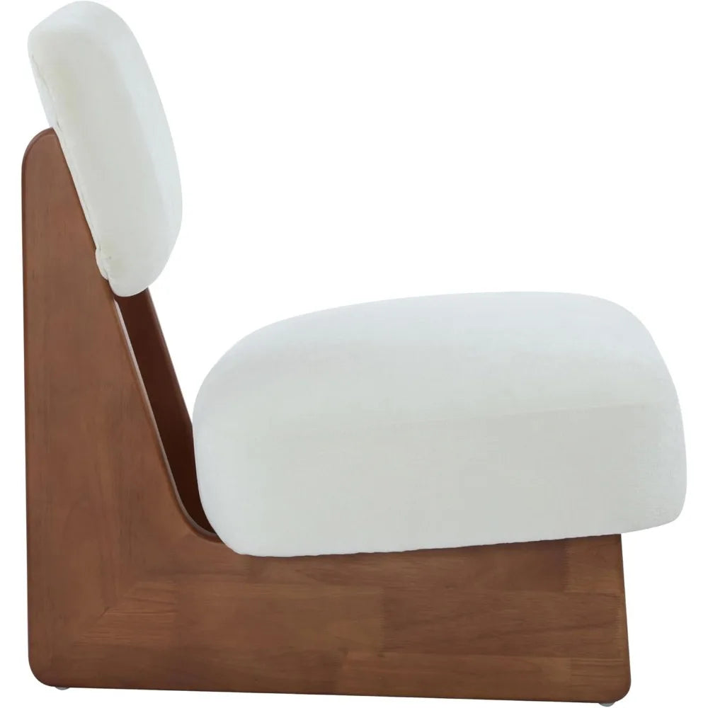 Mores Low Profile Accent Chair Set Of 2 Armless Lounge