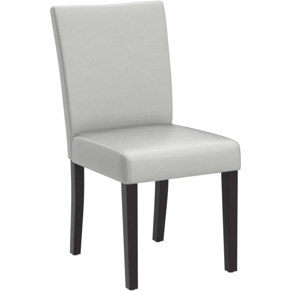 Watson And Whitely Upholstered Faux Leather Dining Chairs